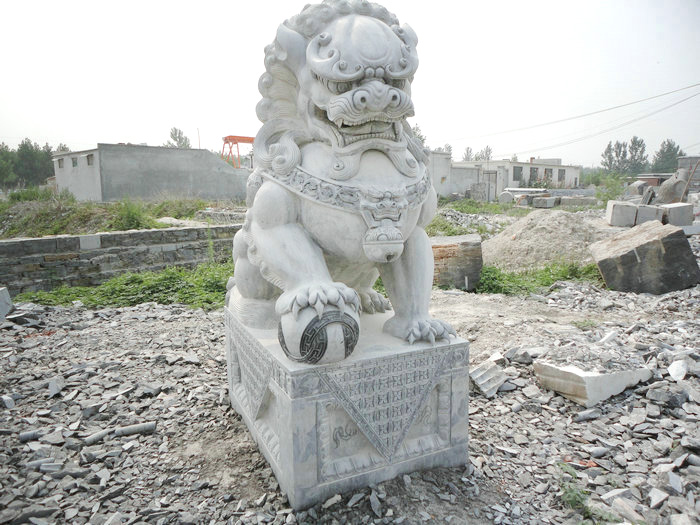 摆狮子像要考虑地形地势