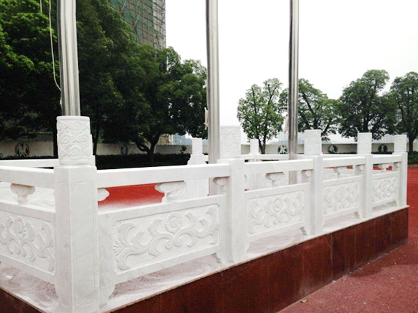 汉白玉升旗台06