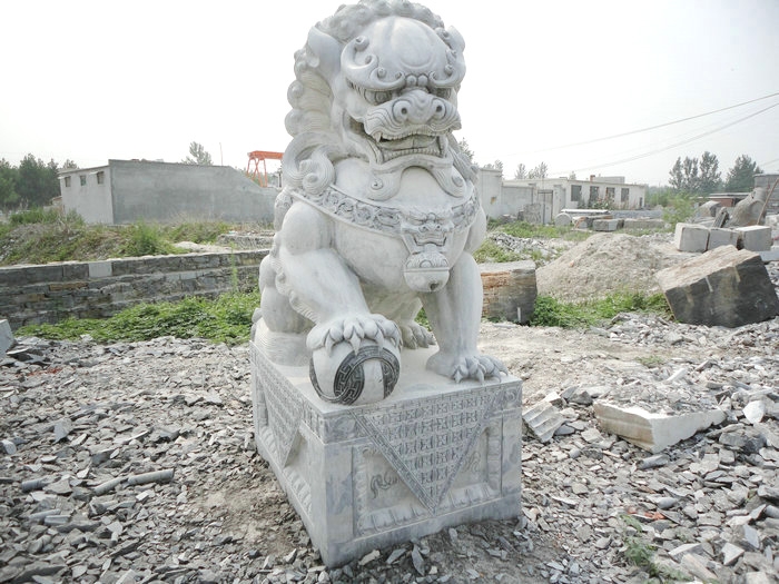 摆狮子像要考虑地形地势