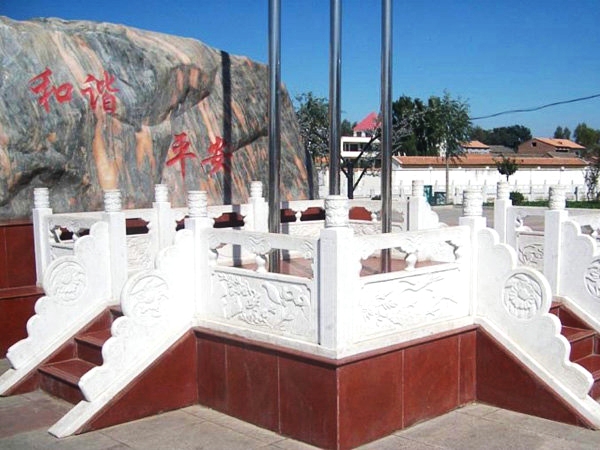 汉白玉升旗台08